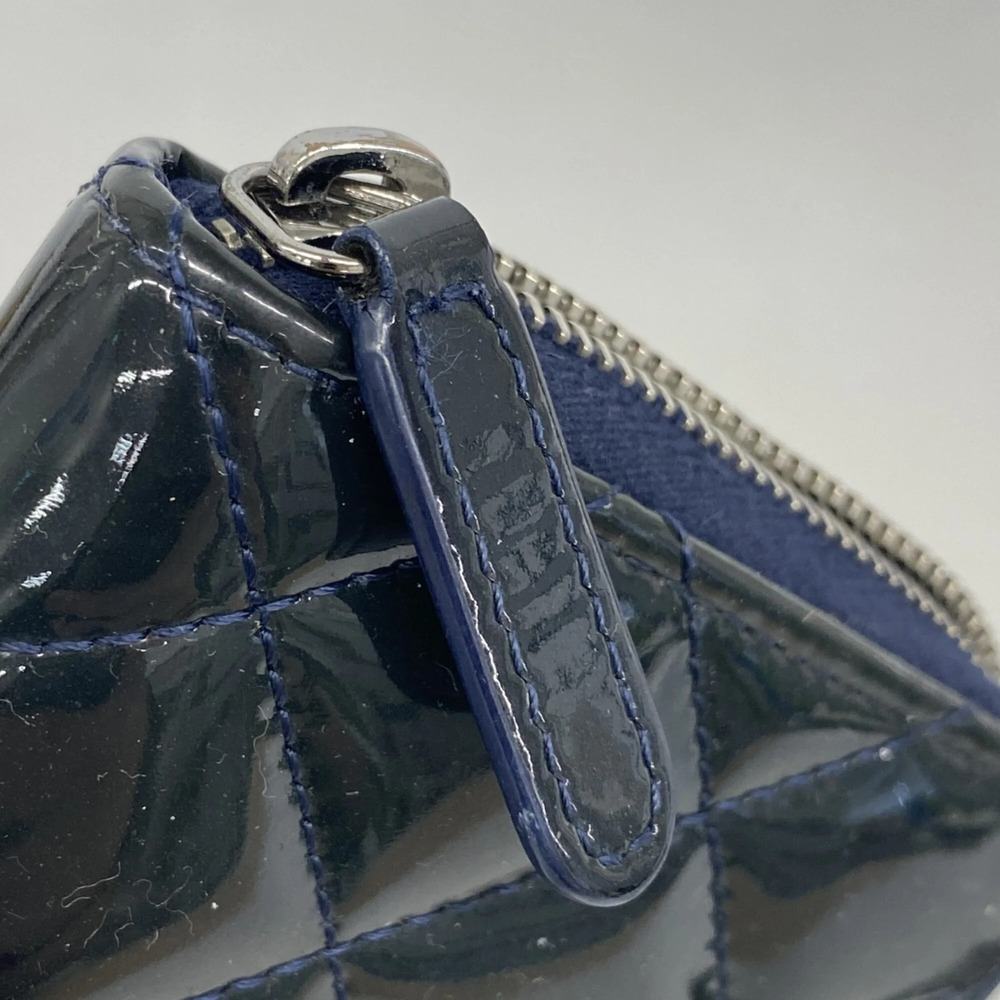 CHANEL Authentic Blue Leather Wallet - Picture 9 of 12